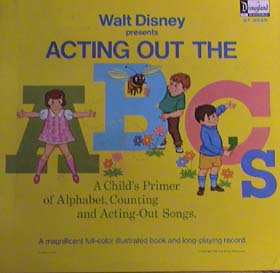 Walt Disney Vinyl Record Albums  'A'